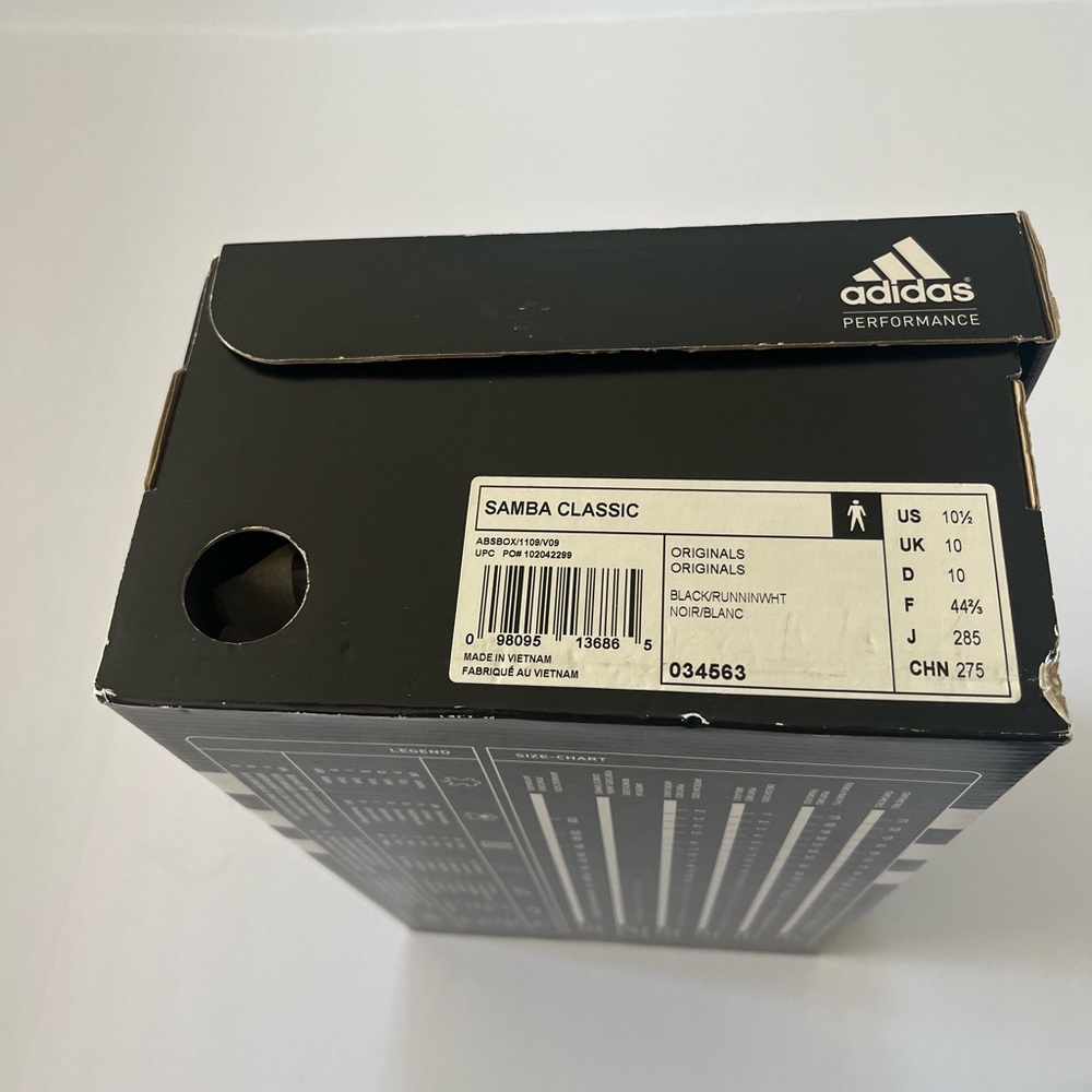 Adidas Black and White Athletic Shoes